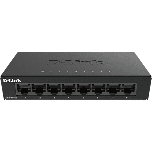 D-Link - 8 Ports Netværks Switch - 10/100/1000 Mbps