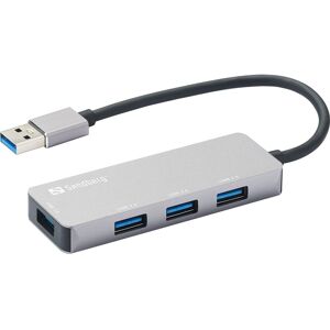 Sandberg Usb-A Hub Til 4x Usb-A 3.0/2.0 - Grå