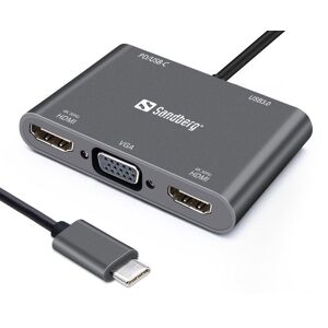 Sandberg Usb-C Hdmi/vga Hub