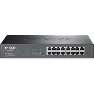 TP-Link - 16 Ports Easy Smart Netværks Switch - 10/100/1000 Mbps