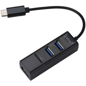 Usb-C Hub - 3 X Usb 2.0 + Kortlæser