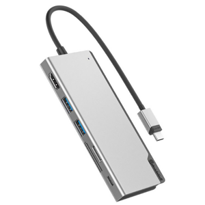 Alogic Ultra Uni Usb-C Dock - 6 Vejs - Grå