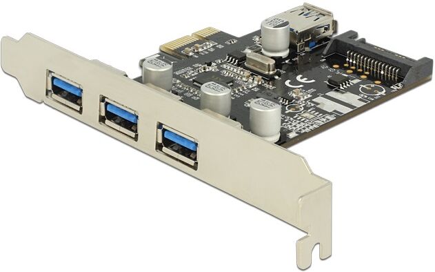 DeLOCK Usb 3.0 Pci-Express X1 V2.0 Kort - 3 Vejs