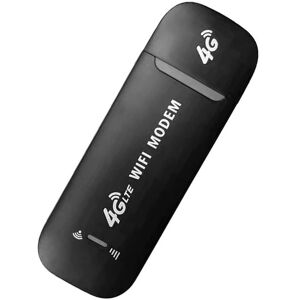 4g Lte Usb Dongle Modem - 100 Mbps - Sort