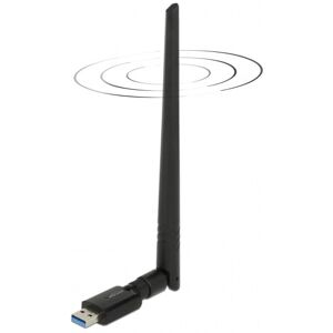 Delock - Usb 3.0 - Trådløs Wlan Wi-Fi Dongle - 867 + 300 Mbps