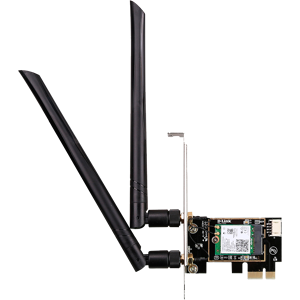 D-Link Dwa-X582 Ax3000 Wi-Fi 6 Pcie Adapter Med Bluetooth 5.0