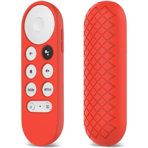 Silikone Cover Til Chromecast Google Tv Remote - Rød