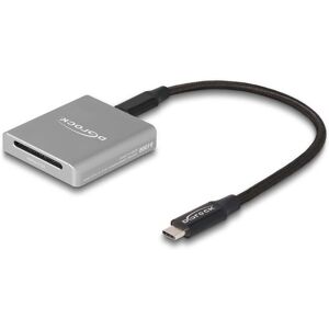 Delock Usb-C Kortlæser - Sd Express - Grå