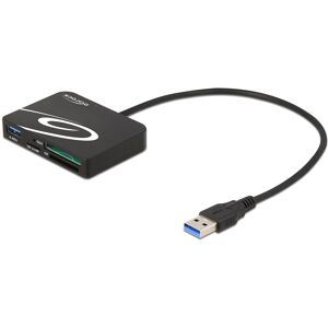 Delock Usb-A 3.0 Kortlæser - Xqd/sd/micro Sd - Sort