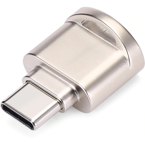 Usb-C Otg Micro-Sd Kortlæser - Guld