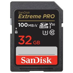 SanDisk Extreme Pro Uhs-I Sdhc U3 Kort - 32 Gb - Class 10