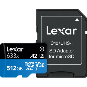 Lexar High-Performance 633x Microsdhc/sdxc - R95/w45 - 512gb