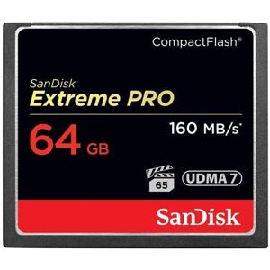SanDisk Cf Extreme Pro Udma7 Kort - 160mb/s - 64 Gb