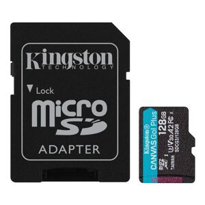 Kingston Canvas Go Plus Uhs-I U3 Microsdxc Kort - 128gb