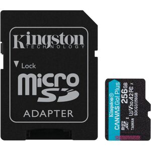 Kingston Canvas Go Plus Uhs-I U3 Microsdxc Kort - 256gb