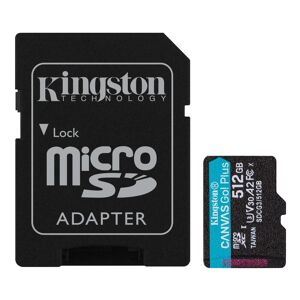 Kingston Canvas Go Plus Uhs-I U3 Microsdxc Kort - 512gb