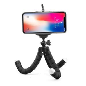 Mini Flex Octopus Tripod - Smartphone & Gopro - 12 Cm - Sort