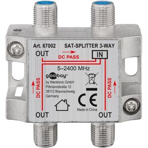 Antennefordeler - 5 Mhz Til 2500 Mhz - Hf Tæt - 3 Vejs