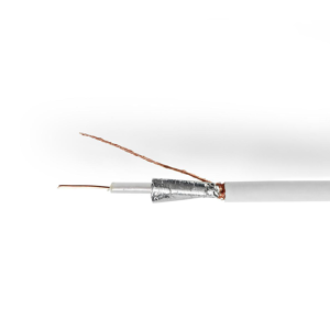 Nedis Antennekabel - Coax 6 Mm - Ren Kobber - Pris For 50 Meter.