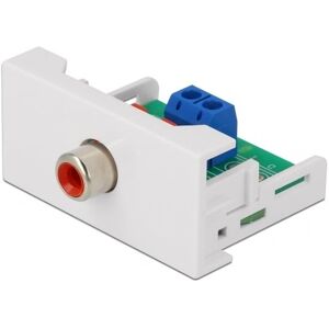 Delock Easy 45 Module - 1x Rca Hun Port - 22.5 X 45 Mm