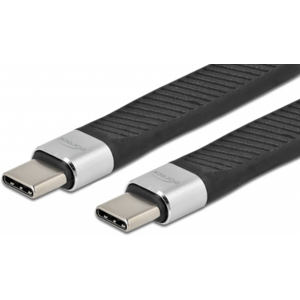 Delock Usb-C 3.2 Gen.2 Fladt Kabel - 5a - 13 Cm