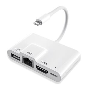 Apple Lightning Til Rj45 Ethernet Hdmi Adapter