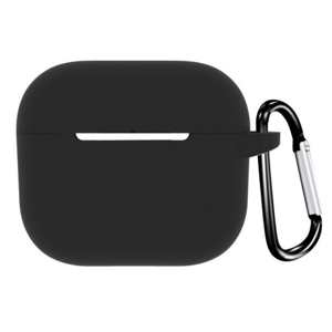 Apple Airpods 3 Silikone Cover - M/karabin - Sort