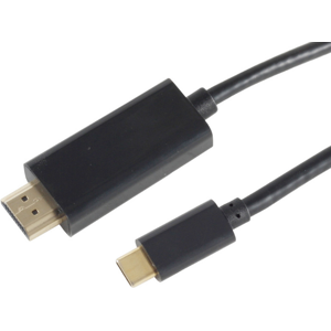 Usb-C Til Hdmi Kabel - Uhd 4k - Sort - 1.8 M