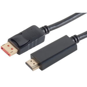 Displayport 1.4 Til Hdmi Kabel - 4k - Sort - 5 M