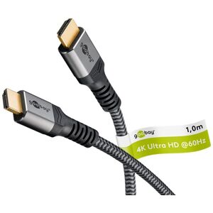 Goobay High Speed Hdmi 2.0 Kabel - 4k/60hz - 1 M - Grå