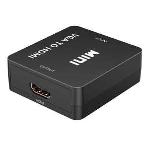 Vga Til Hdmi Converter - Sort