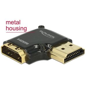 DeLOCK Hdmi Han Til Hdmi Hun 4k Adapter - 90° Højre