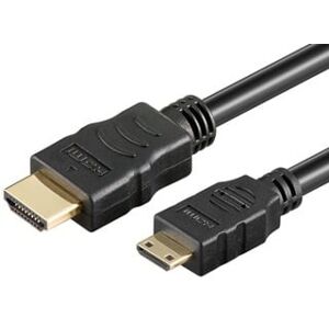 Mini Hdmi - Hdmi Kabel - Guldbelagt - 1.5 M