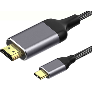 Usb-C Til Hdmi Kabel - Uhd 4k/60hz - Aluminium - 1.8 M