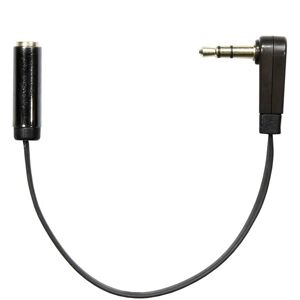 Vinklet Minijack 3.5 Mm Adapter Kabel - 0.1 M