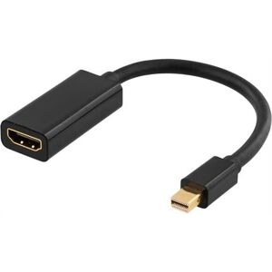 Mini Displayport Til Hdmi Adapterkabel - 4k - Sort - 0.20 M