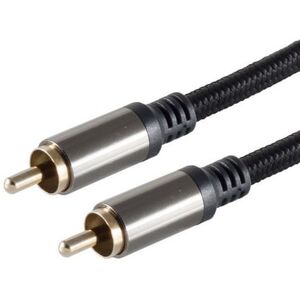 Premium Coaxial Digital Kabel - Blackcotton Serie - 2.5 M