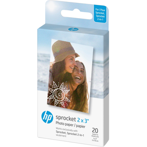 HP Sprocket Luna Zink Papir - 5 X 7.6 Cm - 20 Stk