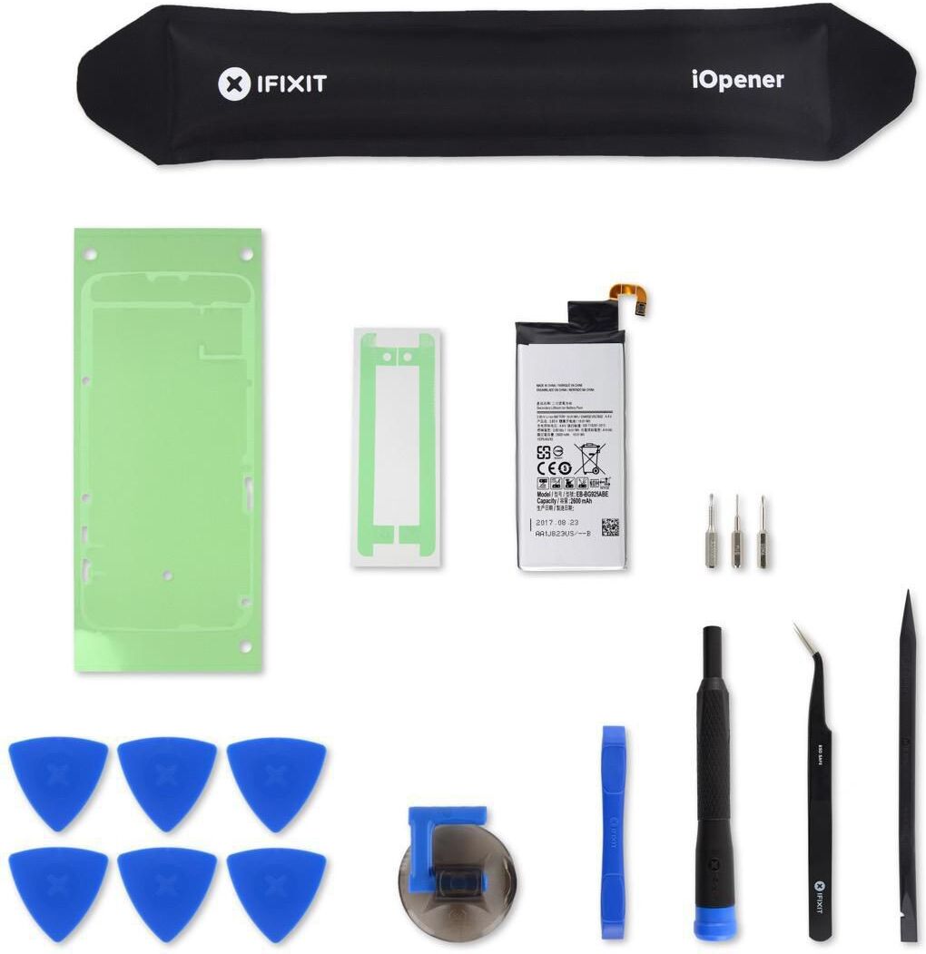 Ifixit - Batterikit Til Samsung Galaxy S6 Edge - 2600 Mah