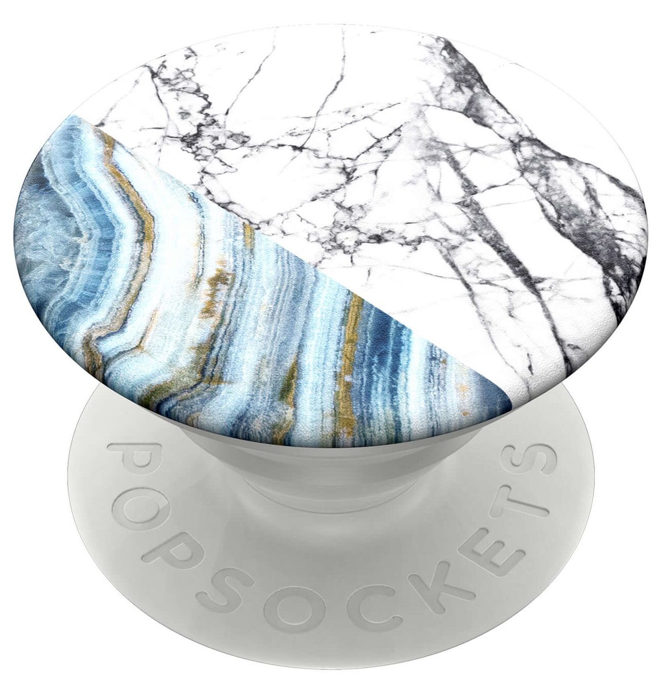 Popsockets - Aftageligt Greb M/standerfunktion - Aegean Marble