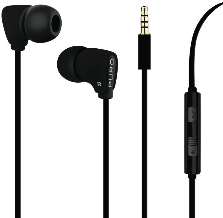 Puro Fine Stereo In-Ear Høretelefon - Sort