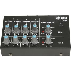 Qtx Lm82 - Mini Line Level Mixer - 8 Kanaler