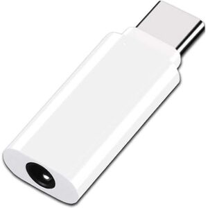 Usb-C Til 3.5 Mm Adapter - Mini Adapter - Hvid