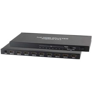 Hdmi V2.0 Uhd 4k - 60hz - High Speed Aktiv Splitter - 1 Til 8