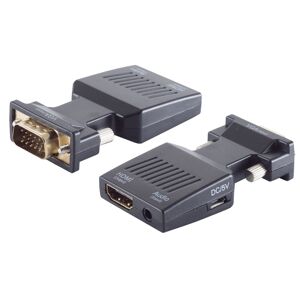 Vga Til Hdmi Converter + Minijack