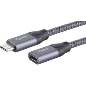 Textile Usb-C 3.2 Gen.2 Forlængerkabel - 1 M