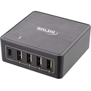 Inline Quick Charge Usb Pd 3.0 Ladestation  - 4xusb-A+usb-C - 60