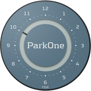 Parkone 2 Elektronisk P-Skive - Dolphin Grey