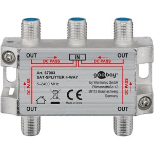 Antennefordeler - 5 Mhz Til 2500 Mhz - Hf Tæt - 4 Vejs