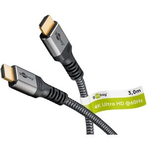 Goobay High Speed Hdmi 2.0 Kabel - 4k/60hz - 3 M - Grå